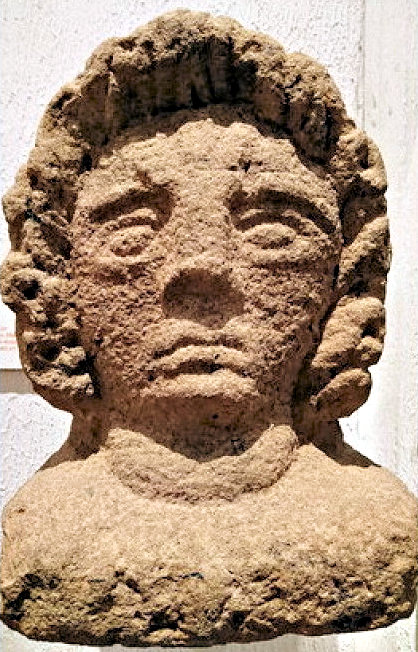 Caerleon Roman Attis head carving