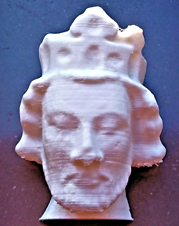 3D print in PLA of the head of King John