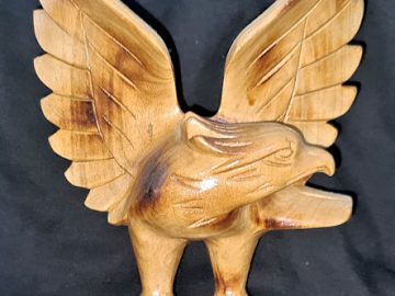 The carved eagle