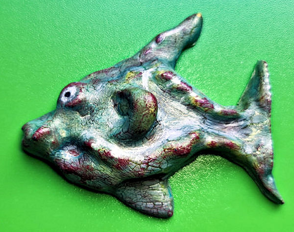 Tropical fantasy fish (painted PLA)