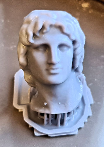 Resin print of Alexander the Great