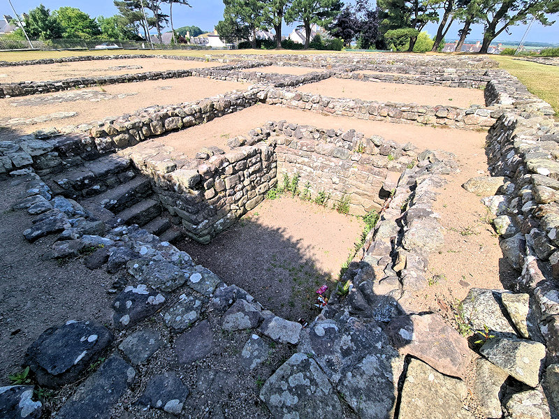 The Roman cellar at Segontium.