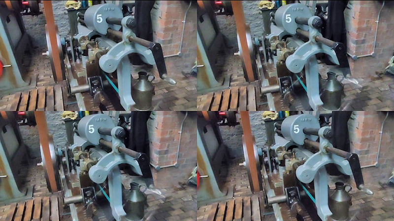 A frame from the simple 2x2 grid video